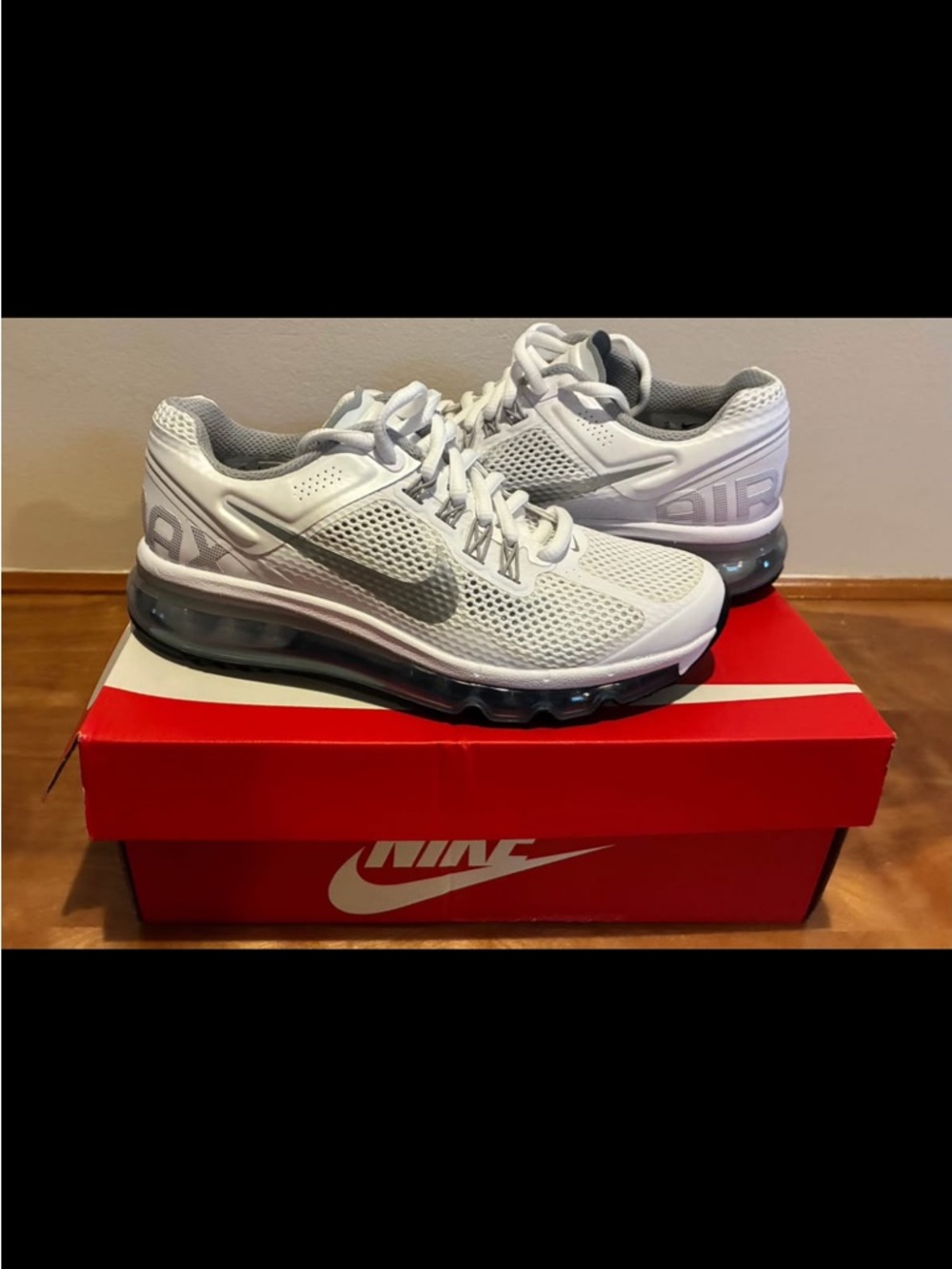 Nike Air Max White with Gray Accents